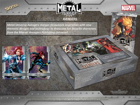 marvel precious metal gems box|marvel metal universe trading cards.